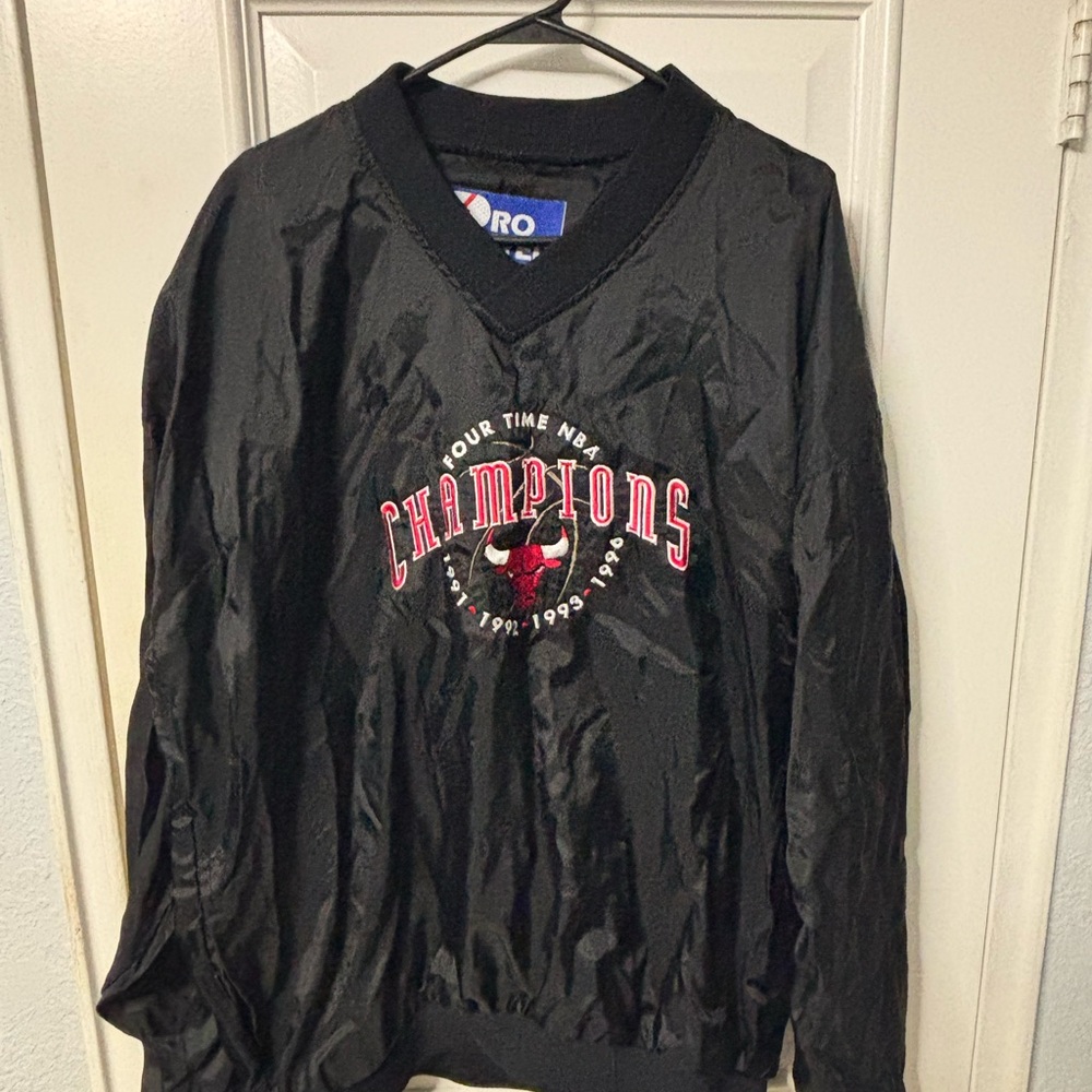 NBA Chicago Bulls 1996 4x NBA Champions Windbreaker